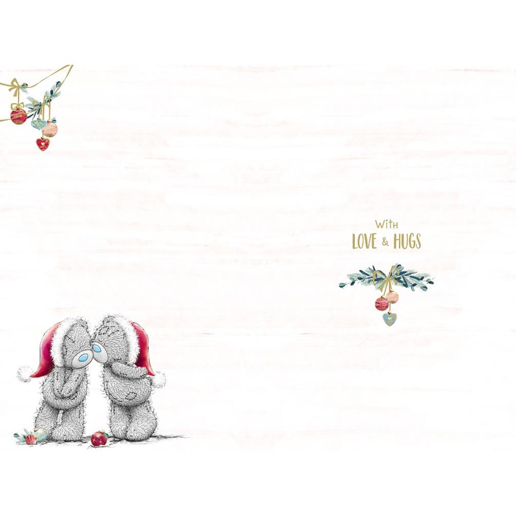 Handsome Fiancé Me to You Bear Christmas Card Extra Image 1